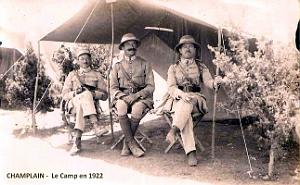 Champlain - Le Camp - 1922